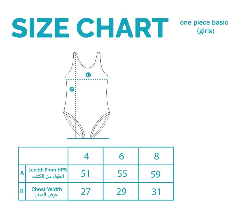 Onda Quick-Dry Stretch Lycra Swimsuit for Girls - Image 2