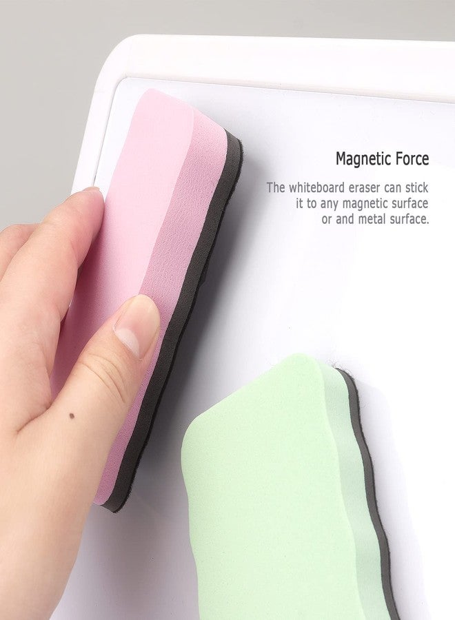 Tamaki Magnetic Whiteboard Eraser, Dry Eraser Erasers, Dry Erasers for Kids Classroom, 6 Colors (6 Pack, Pastel Wavy) - Image 5