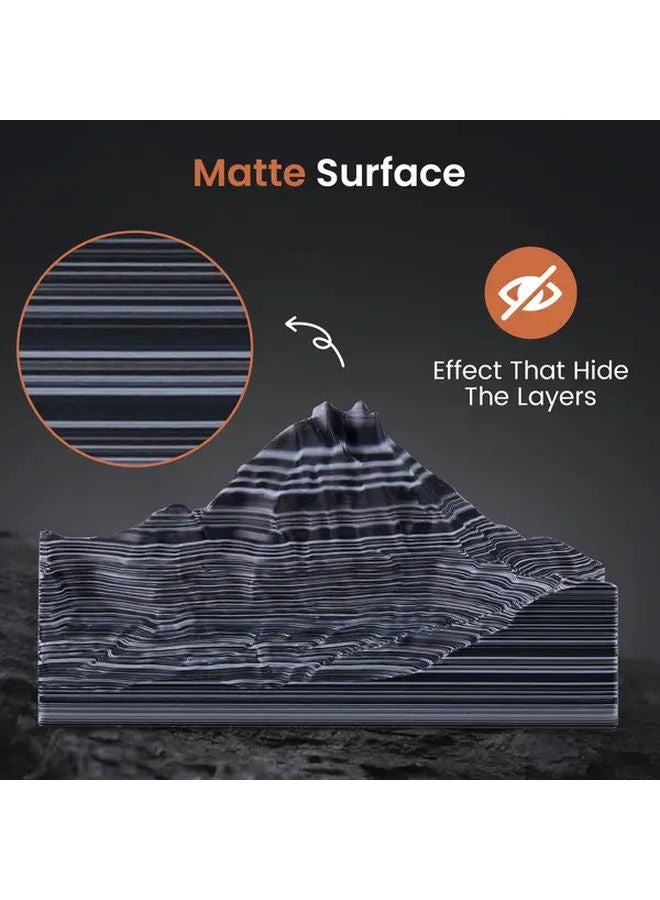 خيط طابعة ثلاثية الأبعاد من إريون PLA 1 كجم عالي السرعة بلون قوس قزح متغير مطفأ على بكرة ملتوية - Image 5