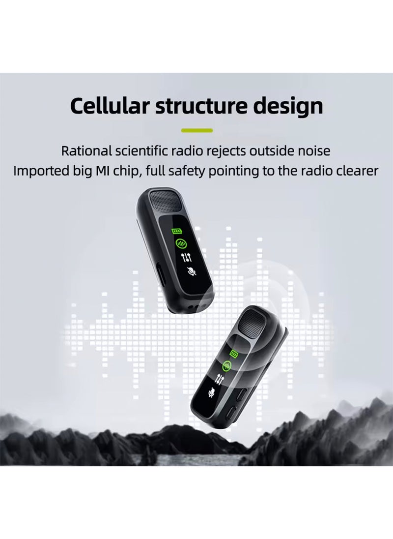 Generic K30 Wireless Lavalier Microphones, Mini Microphone for iPhone iPad Android Camera USB-C, Mini Mic with Mute/Reverb/Noise Reduction, Real time Monitoring for Video Recording, Vlog, YouTube, 2Pcs  - Image 4