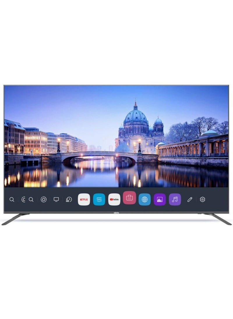 Elista - 75-Inch Smart LED WebOS TV,  4K UHD HDR, 189 CM (75) B75UHD4EKC, Apple TV, Bezel-less Design, Dolby Audio, Magic Remote, Alexa Buit-in, ThinQ AI, MEMC, BT 5.0, 1.5 GB RAM & 8 GB ROM - Image 1
