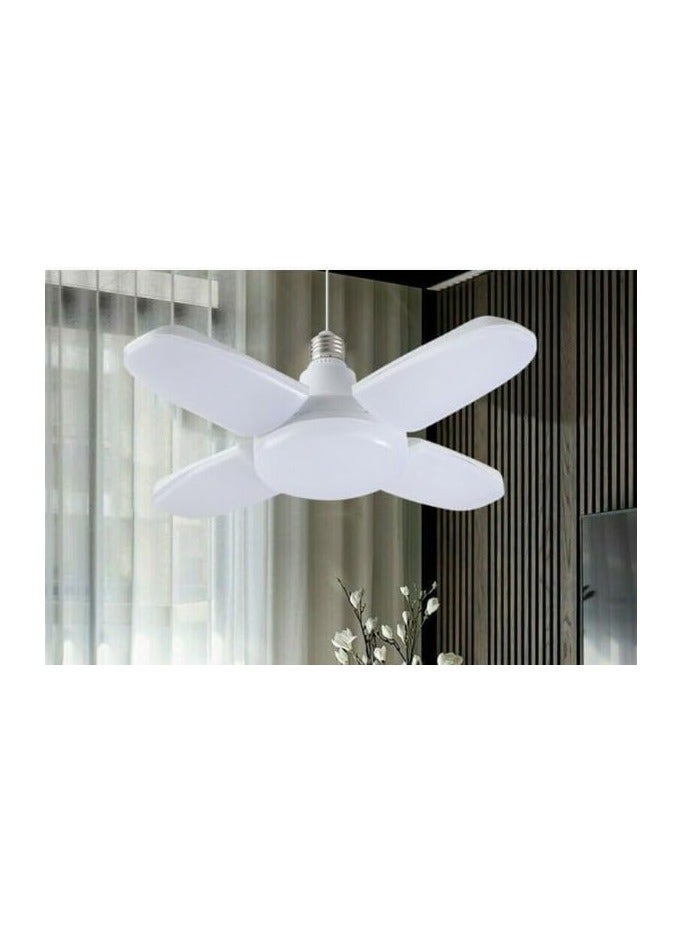 اربعة اجنحة 4 لمبة ريشة 65 وات ابيض - Image 1