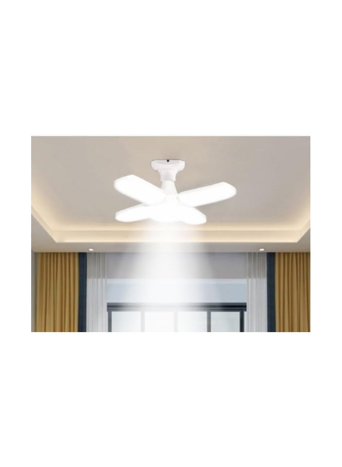 اربعة اجنحة 4 لمبة ريشة 65 وات ابيض - Image 2