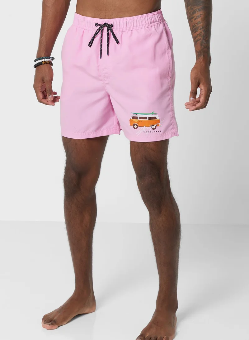 JACK & JONES Printed Shorts