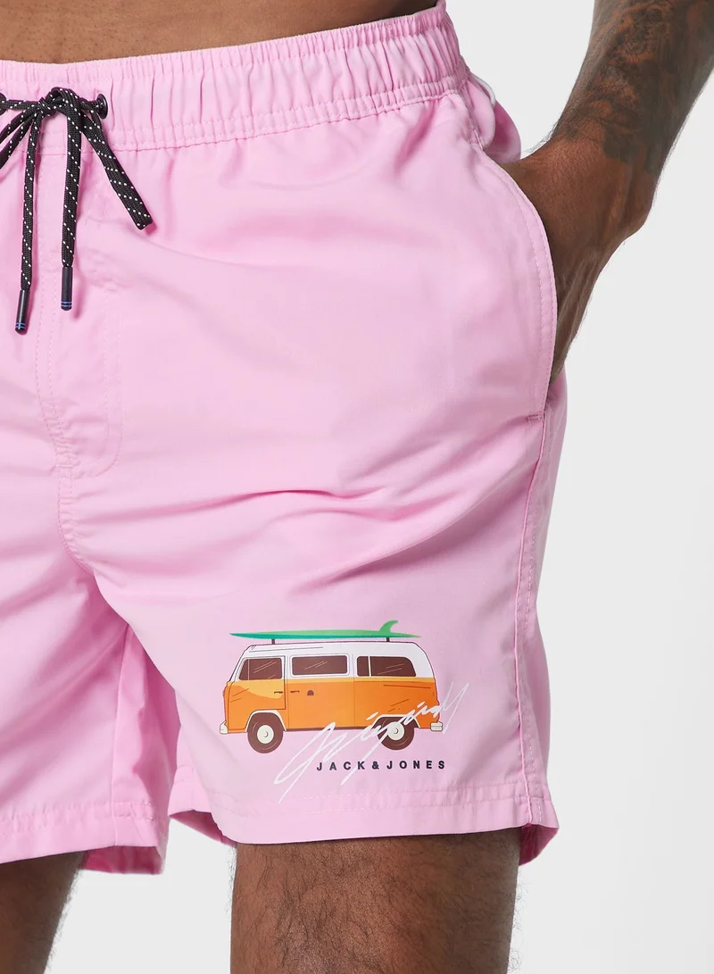 JACK & JONES Printed Shorts