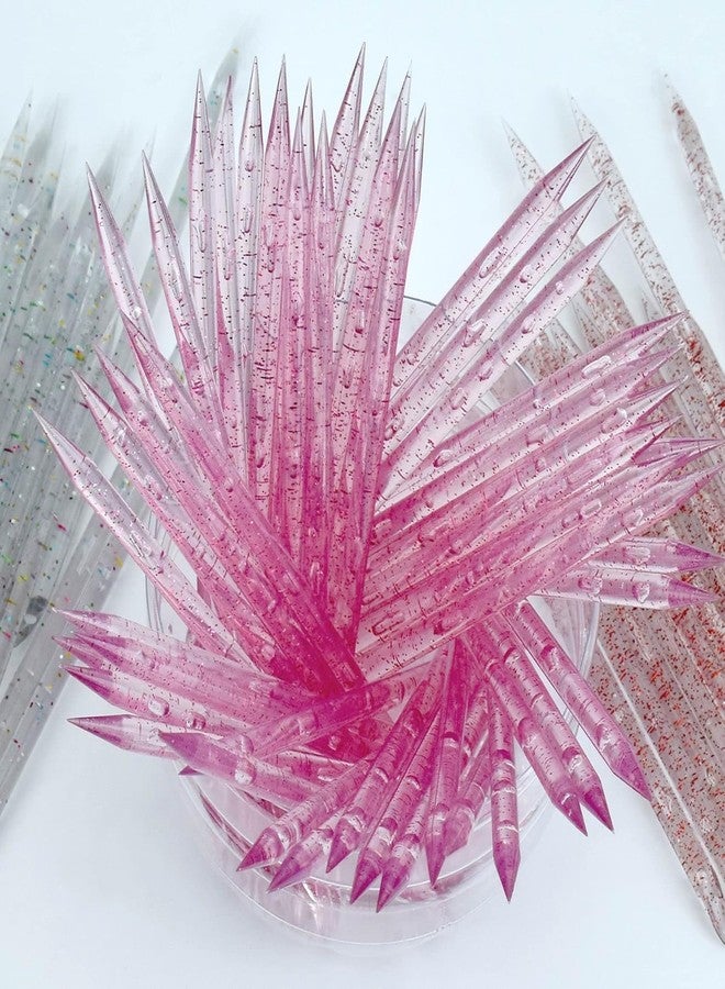 نيل ويند عصا نايل ويند لدفع الجلد الميت حول الأظافر، أعواد للعناية بالأظافر، عصا مانيكير وباديكير للجلد الميت حول أظافر اليدين والقدمين، عصا تنظيف الجلد الميت متعددة الألوان، 50 قطعة - Image 5