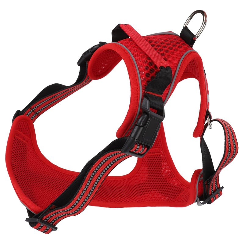 Adjustable Reflective Dog Harness Vest Medium Size For Outdoor Walking And Training - Image 5