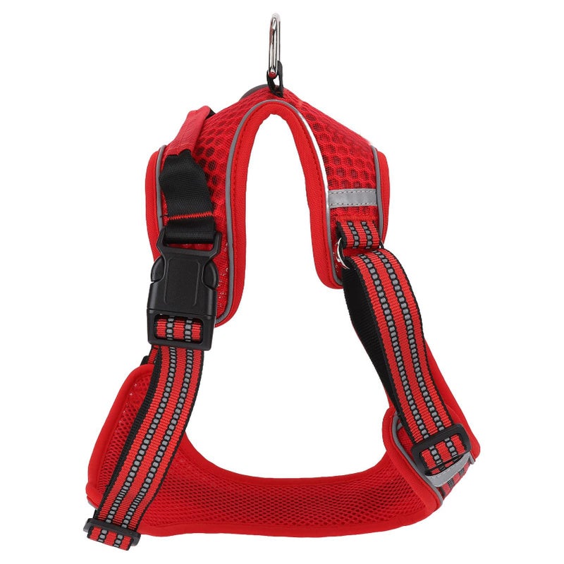 Adjustable Reflective Dog Harness Vest Medium Size For Outdoor Walking And Training - Image 2