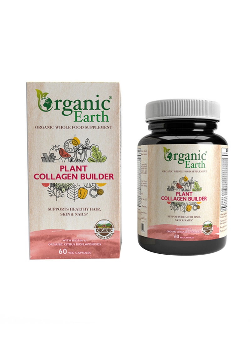 Organic Earth Plant Collagen Builder Capsule 60'S - Image 1
