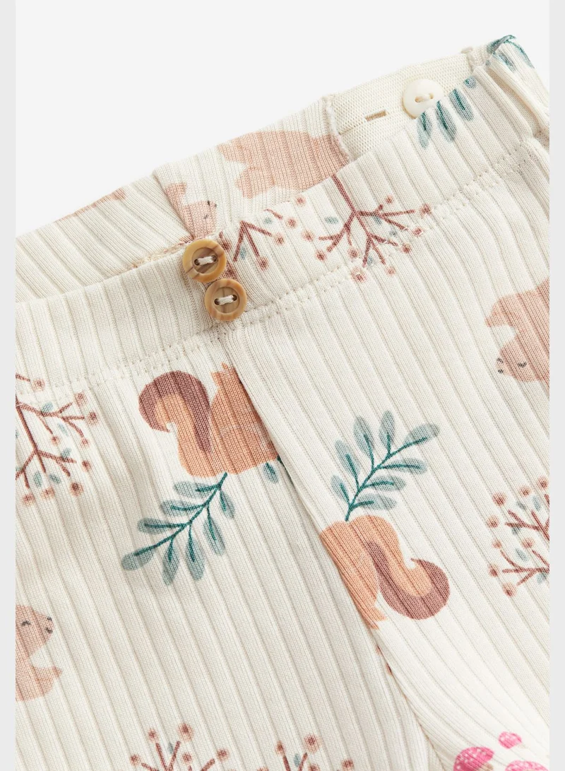 H&M Infant Aop Top & Leggings With Headband