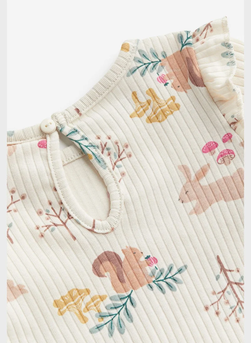 H&M Infant Aop Top & Leggings With Headband