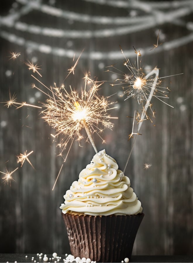 Wondercandle Silver Sparkler Candle - Number 1 - Image 1