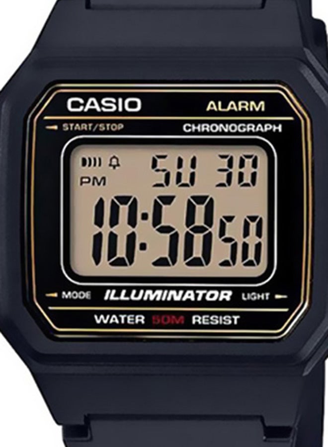 CASIO Men Water Resistant Digital Watch W-217H-9AVDF - 41 mm - Black - Image 5