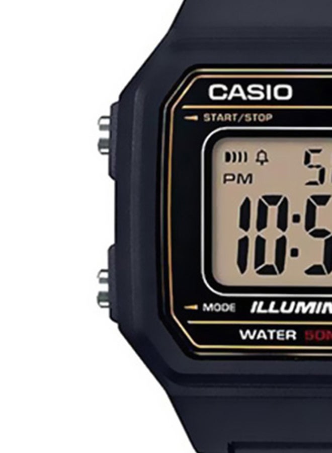 CASIO Men Water Resistant Digital Watch W-217H-9AVDF - 41 mm - Black - Image 4