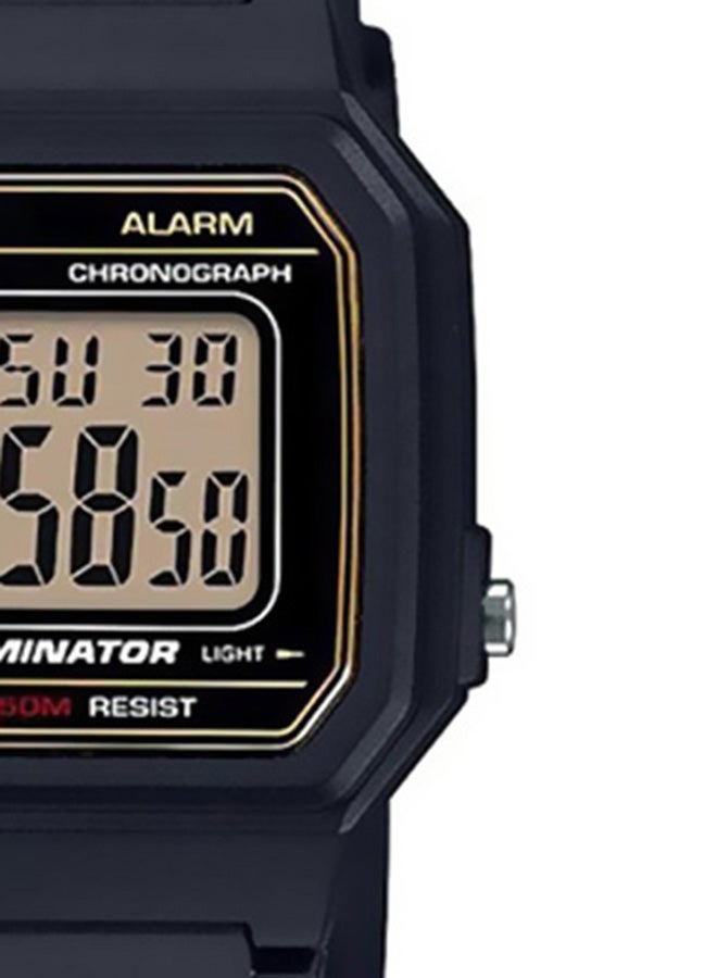 CASIO Men Water Resistant Digital Watch W-217H-9AVDF - 41 mm - Black - Image 3