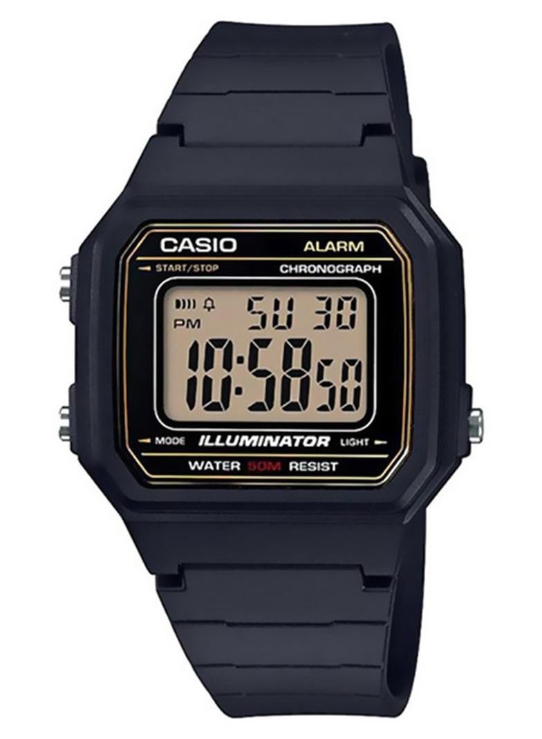 CASIO Men Water Resistant Digital Watch W-217H-9AVDF - 41 mm - Black - Image 1