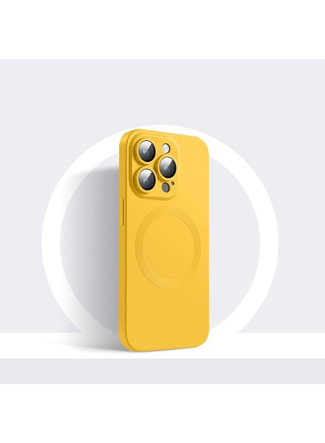 زبون جراب لهاتف iPhone 11 Pro Max CD Texture MagSafe جراب هاتف من السيليكون السائل - Image 1