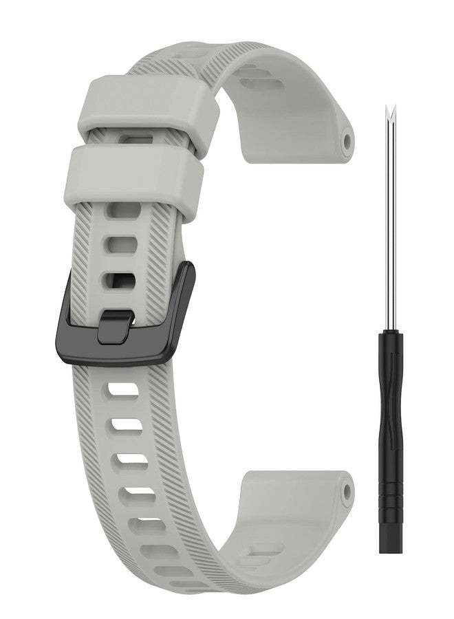 QGHXO Band for Garmin Forerunner 955, Soft Silicone Replacement Band for Garmin Forerunner 955 Solar (No Tracker, Replacement Bands Only) - Image 5