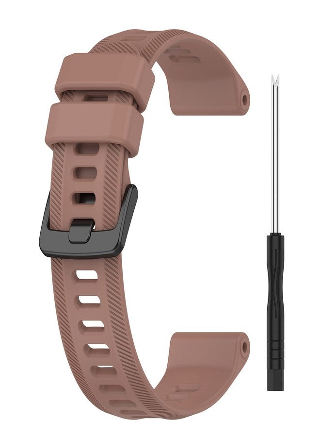 QGHXO Band for Garmin Forerunner 955, Soft Silicone Replacement Band for Garmin Forerunner 955 Solar (No Tracker, Replacement Bands Only) - Image 4