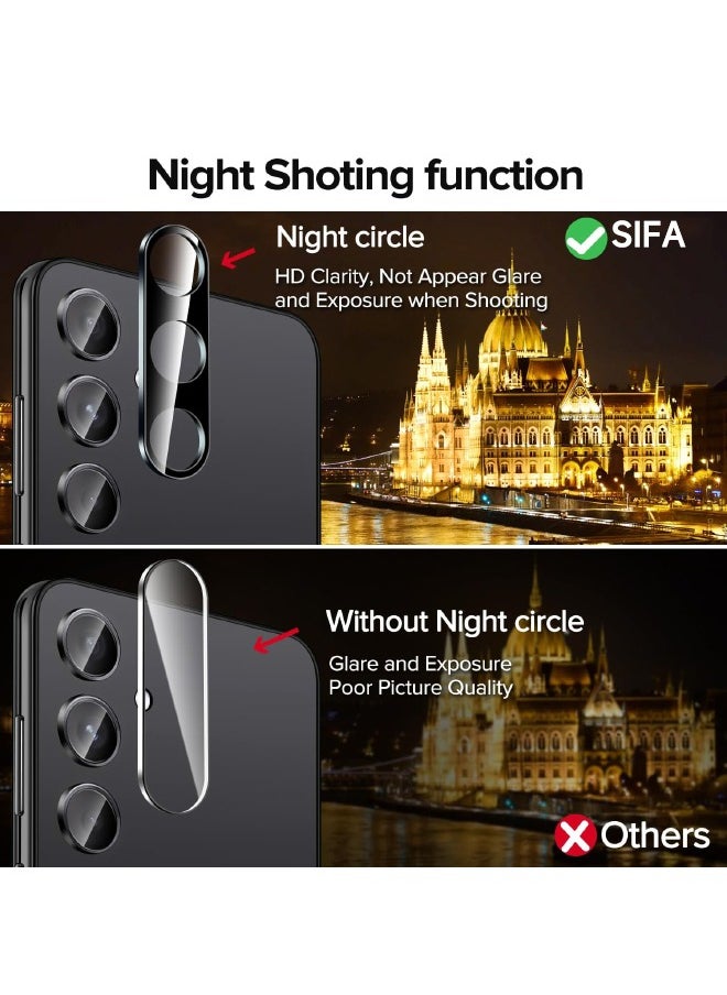 Glass 【2+2 Pack】2PCS Samsung Galaxy S24 Plus Screen Protector + 2PCS Camera Lens Screen Protector Set, 9H Hardness, Support Fingerprint Unlock, Ultra Thin HD Glass Film (Boxed, Included Installation Tools)  - Image 5