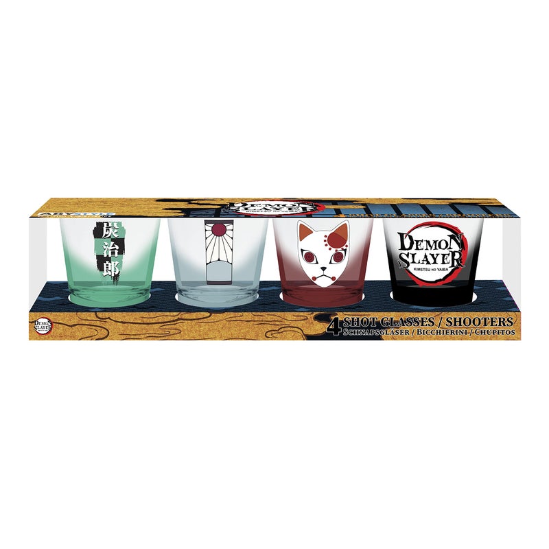 ABYstyle Demon Slayer - Tanjiro 4-Pc. Shot Glass Set - Image 1