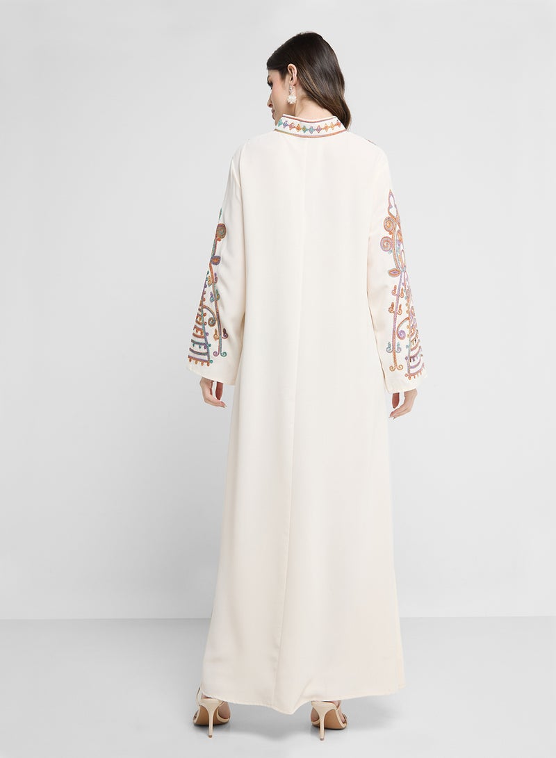Khizana Embroidered Jalabiya  - Image 2