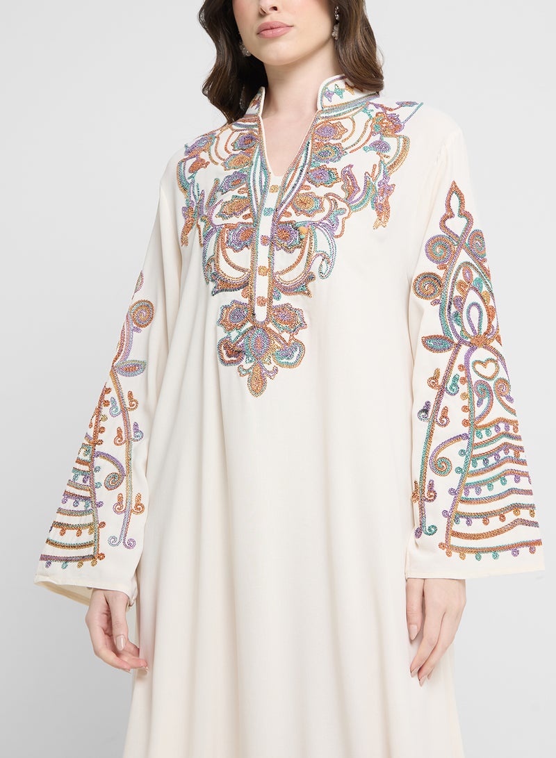Khizana Embroidered Jalabiya  - Image 3