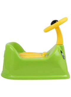 Nabhya Toilet Trainer Baby Potty Seat Ferrari Car Designed With Removable Bowl & Closing Lid (Green)  - Image 3