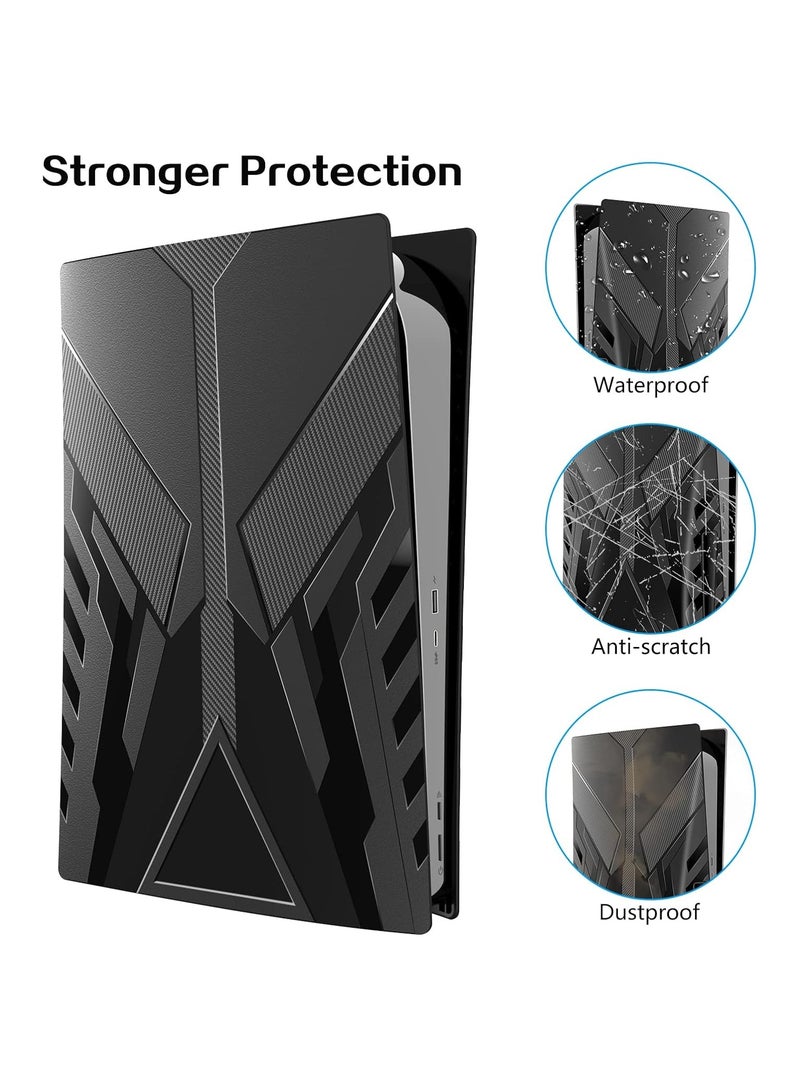 PS5 Cover Plates for PS5 Console, Hard Shockproof Cover PS5 Skins Shell Panels for PS5 Console, Anti-Scratch Dustproof Face Plates Replacement Accessories for PlayStation 5 Disc Edition, Game console protective case - Image 5