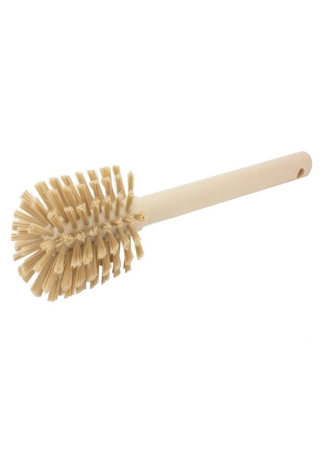 SPARTA Large Water Bottle Brush Ideal for Wide-Mouth Jars, Bottles and Tumblers, Dishwashing Tool with Handle for Home and Commercial Kitchens, Plastic, 12 Inches, Tan - Image 1