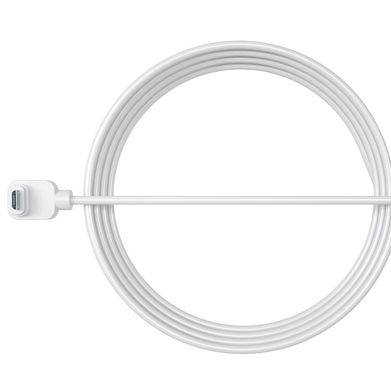Arlo Certified Accessory - Essential Outdoor 25 ft. Charging Cable for Arlo Essential, Essential Spotlight, and Essential XL Cameras, Weather Resistant, White - VMA3700 - Image 2