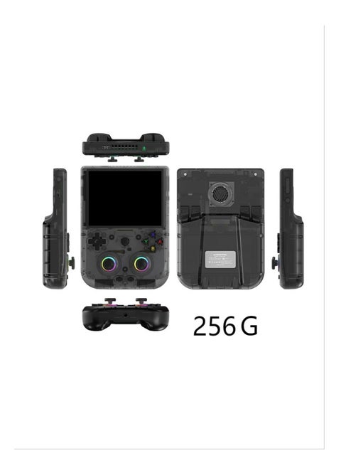 RG406V Handheld Game Console Unisoc T820 Android 13 4Inch IPS Multi Touch Screen 5500mAh 5G WIFI Bluetooth Retro Video Players(256G Black)