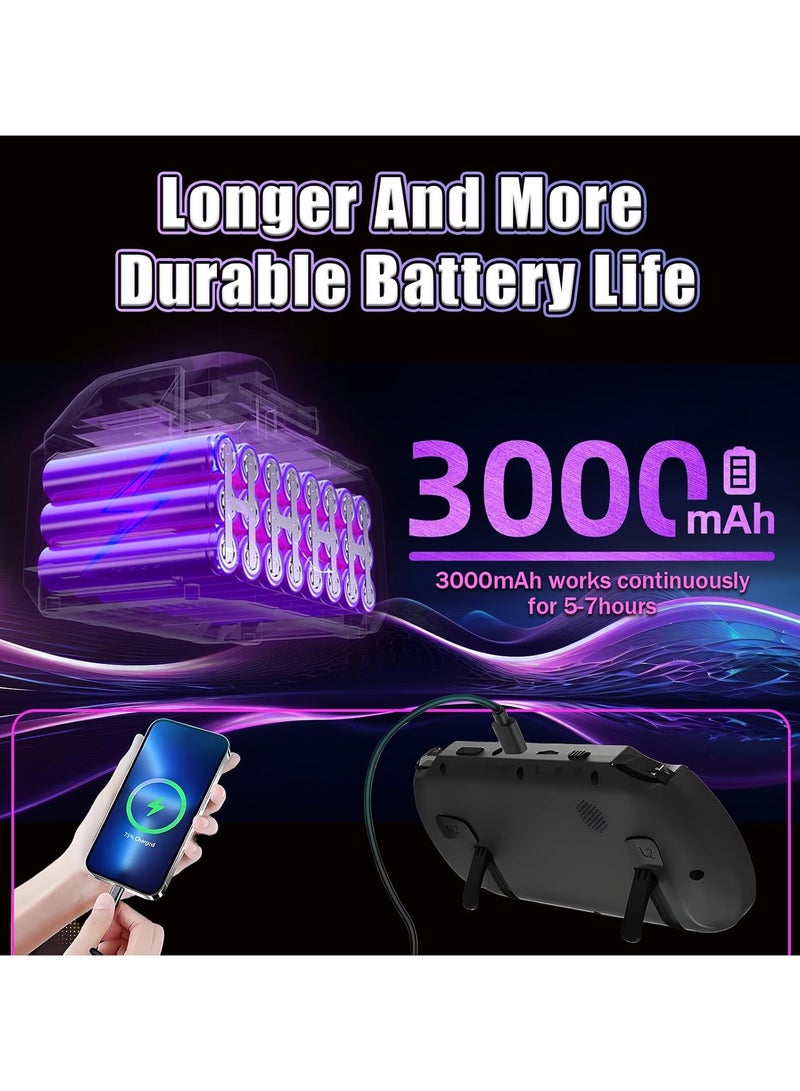 Retro Handheld Game Console,20000+ Games,14+ Emulators,4.5-Inch IPS HD Screen,Dual Wireless Controllers Retro Gaming Console,Dual Core Processor,Emergency Charging Formobile Phones (64G) - Image 3