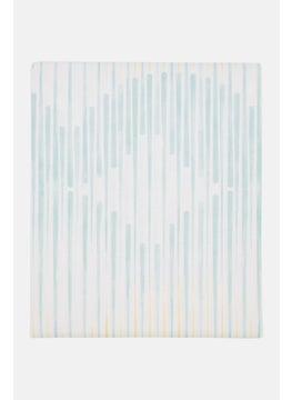 allure Ombre Wave Shower Curtain, Mint Combo  - Image 3