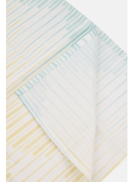 allure Ombre Wave Shower Curtain, Mint Combo  - Image 4