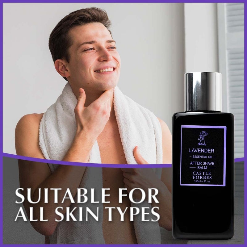 Castle X Castle Forbes Oil Aftershave Balm, Lavender, 5 oz. - Image 4
