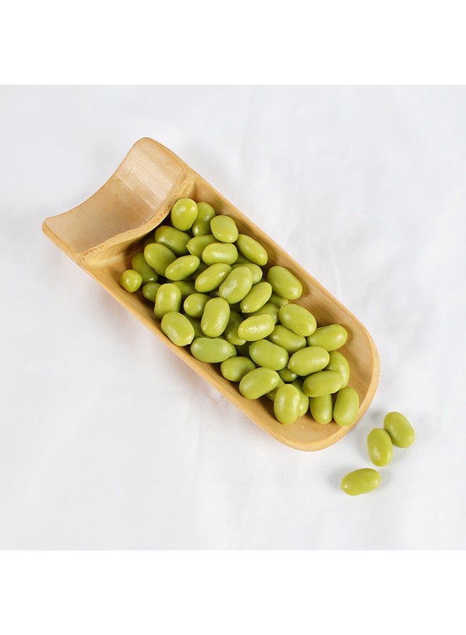 Simulation Cereal Props Simulation Corn Soybean Soybean Rice Food Play Model Nuts Cashew Nuts Peanut Kernel-Color:Green Beans.-Dimensions:See Detailed Description For Dimensions - Image 1
