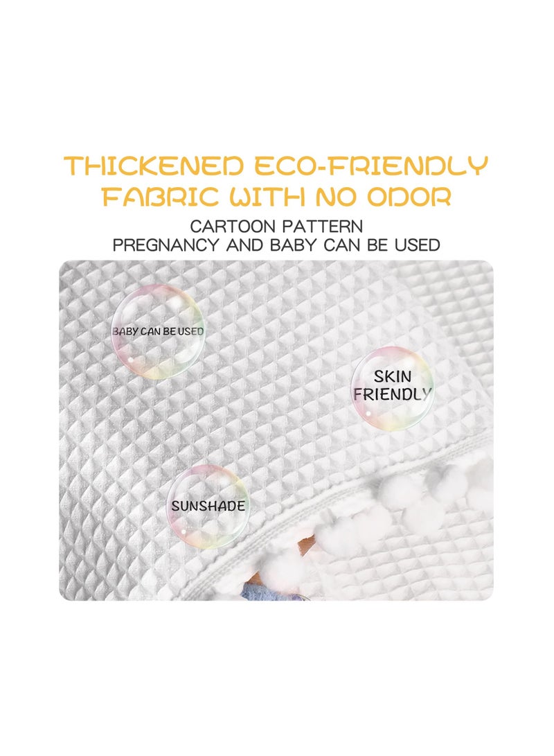 SYOSI Car Window Sun Shades 2 pcs for Side Window, Univsesal Car Window Shades for Kids and Baby, Car Sun Shade Side Window, Perfect Car Shades for Front Windows, Car Essentials for Women Interior. - Image 5