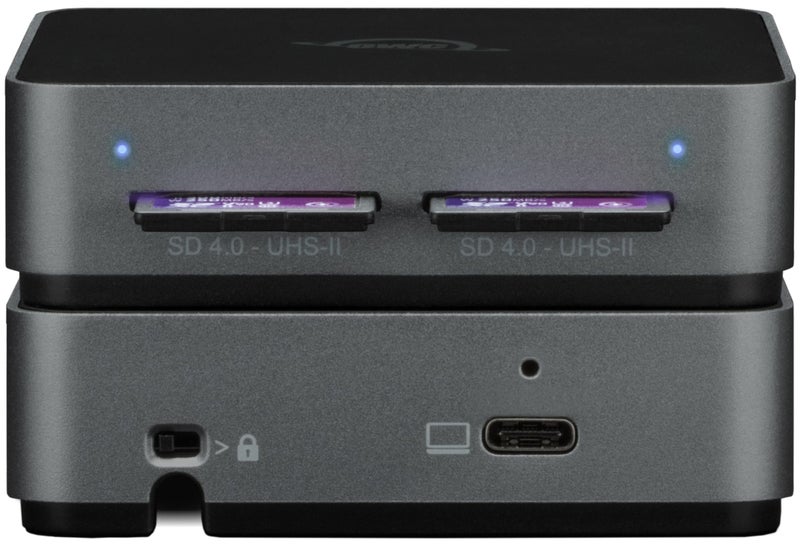 OWC Atlas Dual SD-Slot SDXC UHS-II Card Reader - Bus Powered by USB-C - Compatible with Mac/Windows/iPad/Chrome OS - Image 4