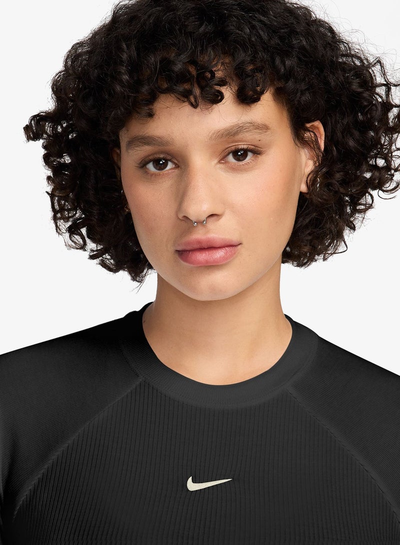 Nike Nsw Chill Knit Ribbed Top - Image 3