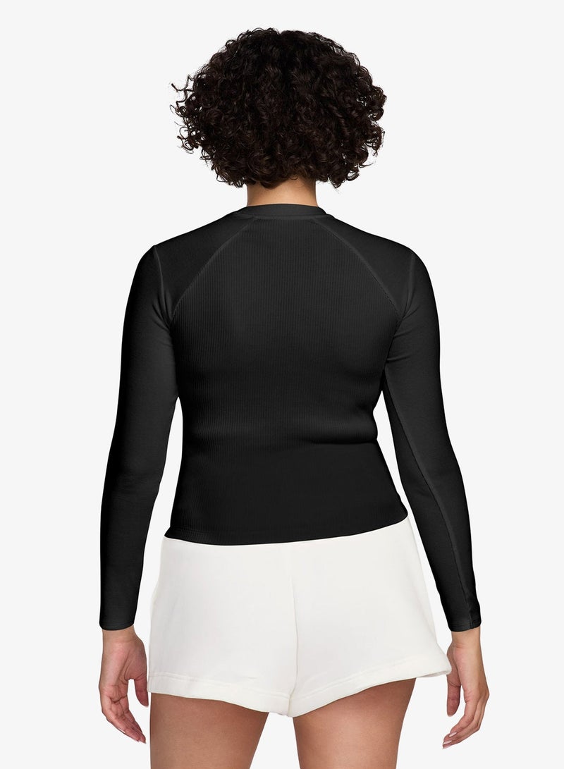 Nike Nsw Chill Knit Ribbed Top - Image 2