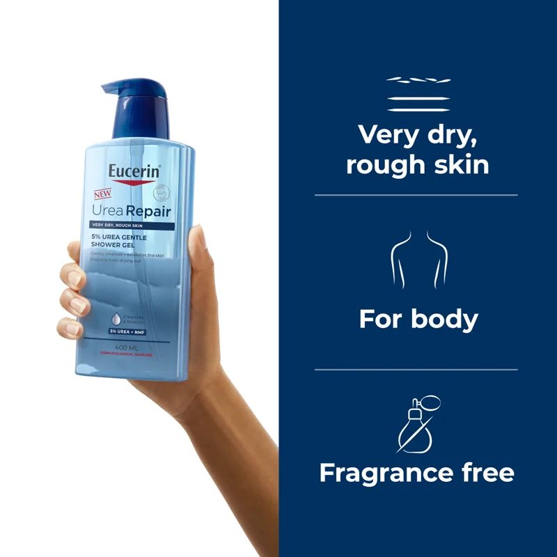 Eucerin Eucerin Urea Repair Body Wash Shower Gel Gentle Cleanser, 400ml