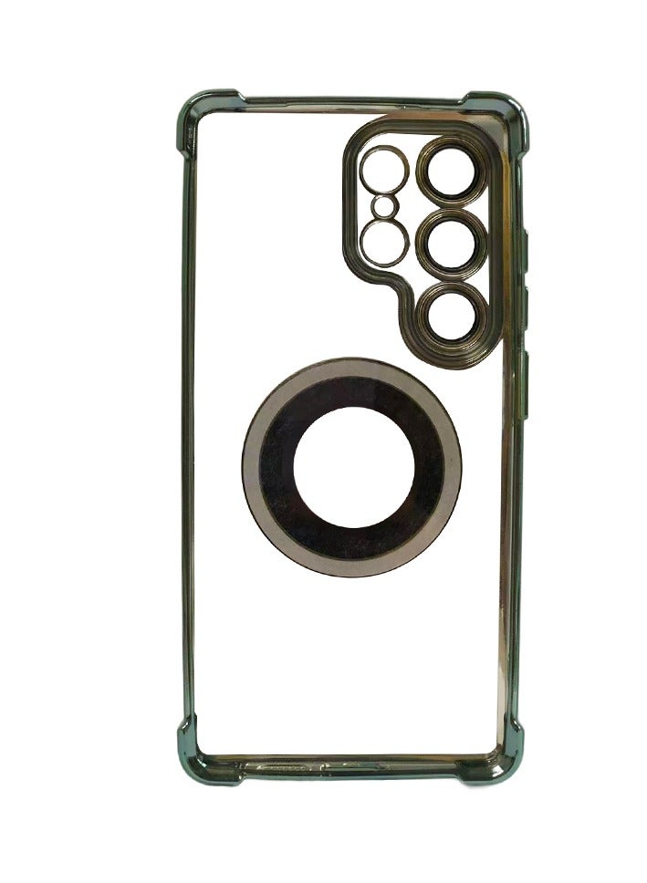 جيناو غطاء حماية شفاف نحيف لهاتف سامسونج جالكسي S25 ألترا - متوافق مع MagSafe، مقاوم للصدمات بمعايير عسكرية، مزود بوسائد هوائية، تصميم مطلي بالكهرباء - Image 5