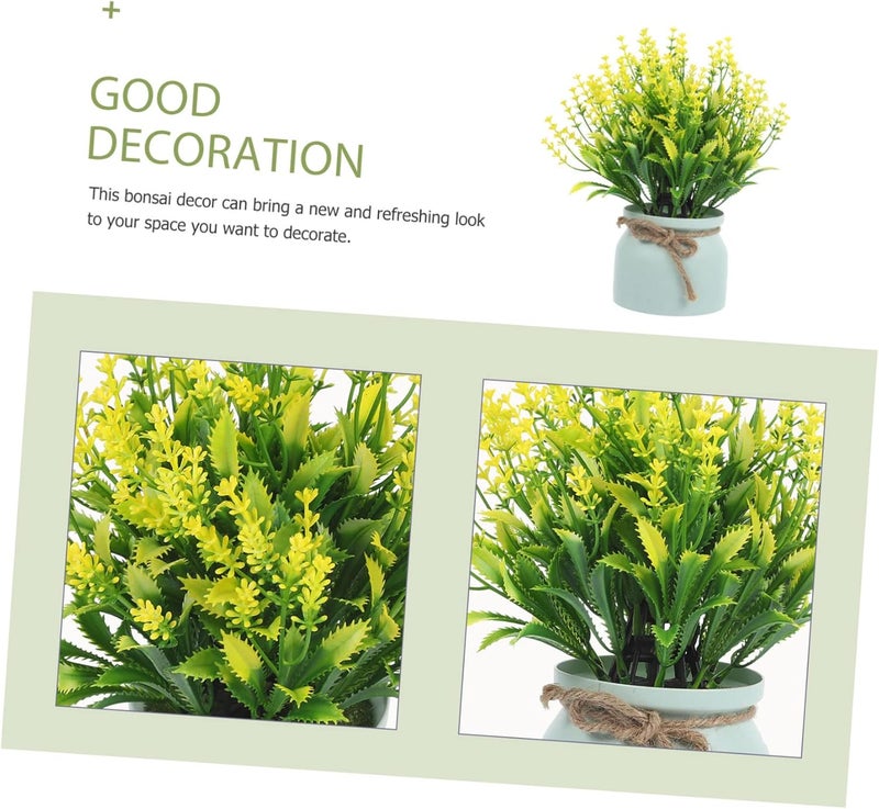 Repeated use resistant selected material Artificial Potted Plants Realistic Faux Flowers for Home Office Decor Bonsai Arrangement No Maintenance Required for Tabletop and Balcony Decoration Economical varied sizing picks Economical upgraded quality Polished safe edge Various color options Multi usage Ready post purchase fulfill Sand resistant Stable local goods source User feedback upgraded quality Simplified versatile design Multi-use detailed build Multi-purpose General standard compliant quality Multi option design Odor resistant Fast warehouse picking Scratch resistant Hanging space save Easy store & transit build Certified local stock Nationwide courier network Closed & open space compatible Single & bulk use compatible Diverse operating method fit - Image 5