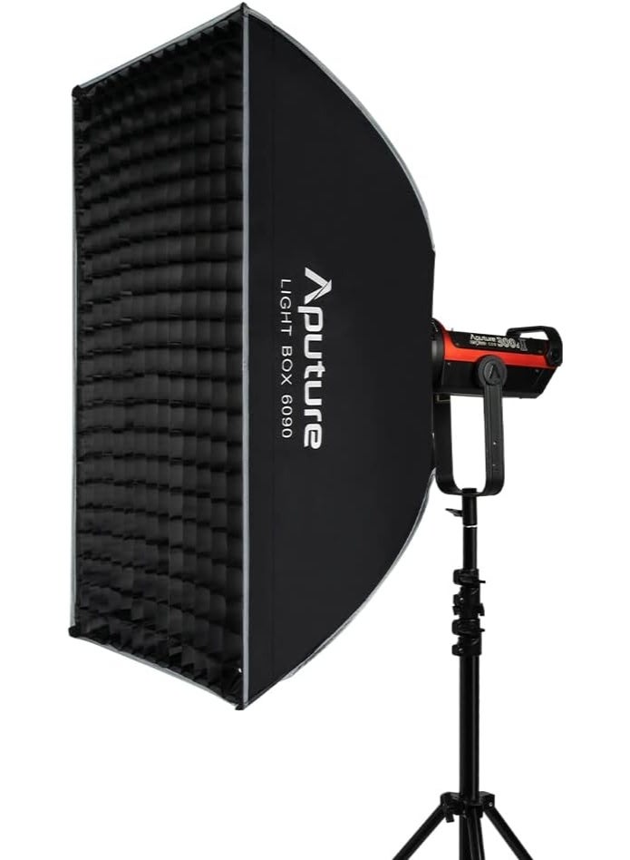 أبتشر Aputure Light Box 6090، صندوق إضاءة مستطيل بقياس 60x90 سم (23.6x35.4 بوصة) لمصابيح Aputure 300DII، 300X، 60X S / 60D S، 100D S / 200D S / 100X S / 200X S. - Image 3