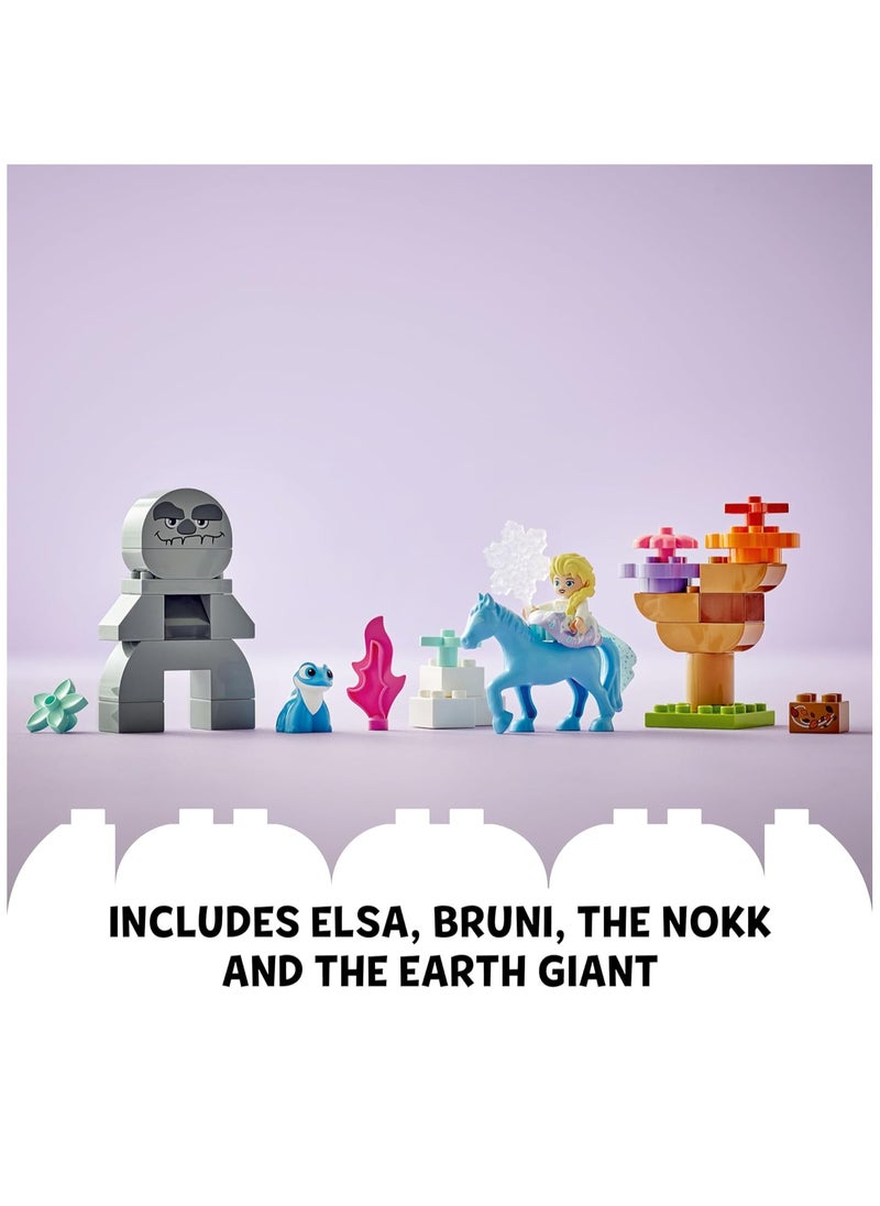 LEGO - LEGO Duplo Elsa And Bruni In The Enchanted Forest 10418 Learning & Education Toys Set (31 Pieces) - Image 1