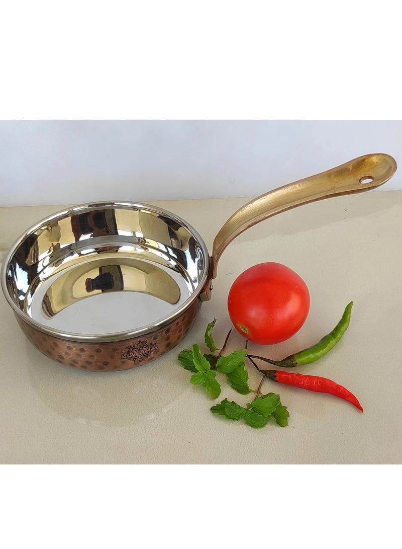 Bin Shihon 2pc high quality hammered copper serving pot cassrole Available in several sizes - Image 4