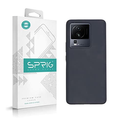 SPRIG Compatible with iQOO NEO 7 PRO Premium SilkTone Back Cover Drop Tested Shock Proof Mobile Case for Men, Women, Boys and Girls with Camera Protection (Midnight Blue) - Image 1