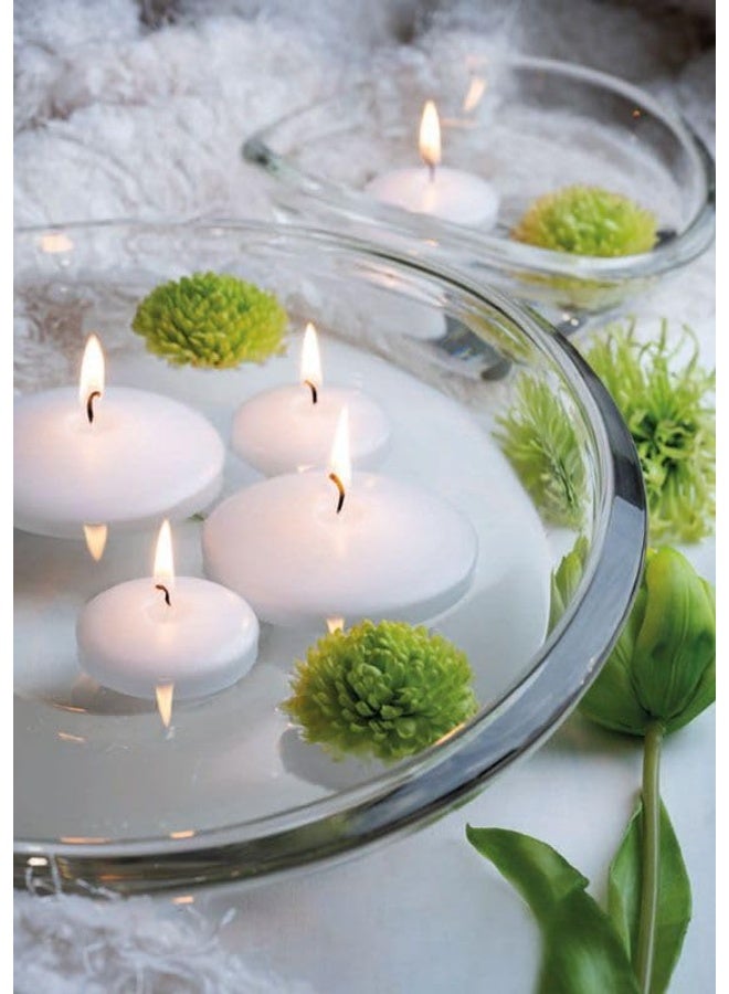 Mado Gallery Glass Cylinder Vases Set of 4 Decorative Flower & Candle Holders for Home or Wedding | Floating & Pillar Candles Choice Available (Buy It With Pack Of 24 Pieces White Floating Candles) - Image 4