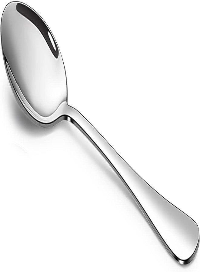 Prabha Stainless Steel Royal Tea Spoon Set of 6 Pcs (Silver), Best for Home & Kitchen, Including 6 Tea Spoon | Spoon Set | Steel Spoons | Spoons Set Combo | chamach| Dishwasher Safe - Image 1